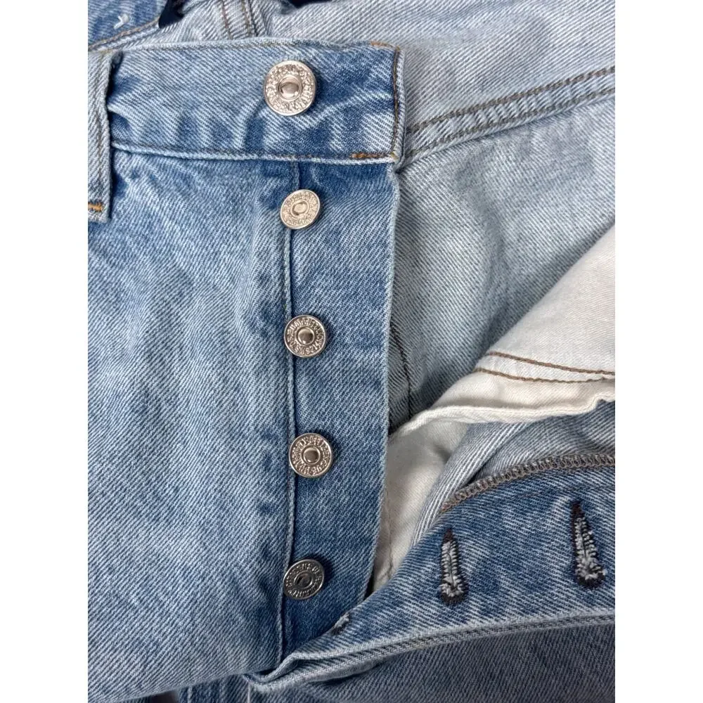Citizens of Humanity Ayla Jeans 26 Womens Wide Leg Baggy Ripped Knees